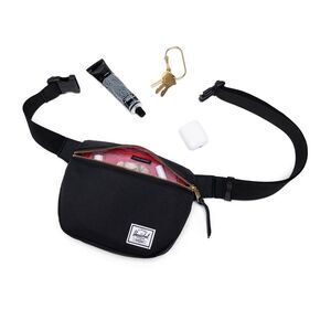 Herschel Supply Black Canvas Hip Pack Belt Bag